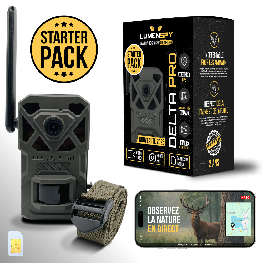 DELTA PRO - STARTER PACK - Camera de Chasse 4G