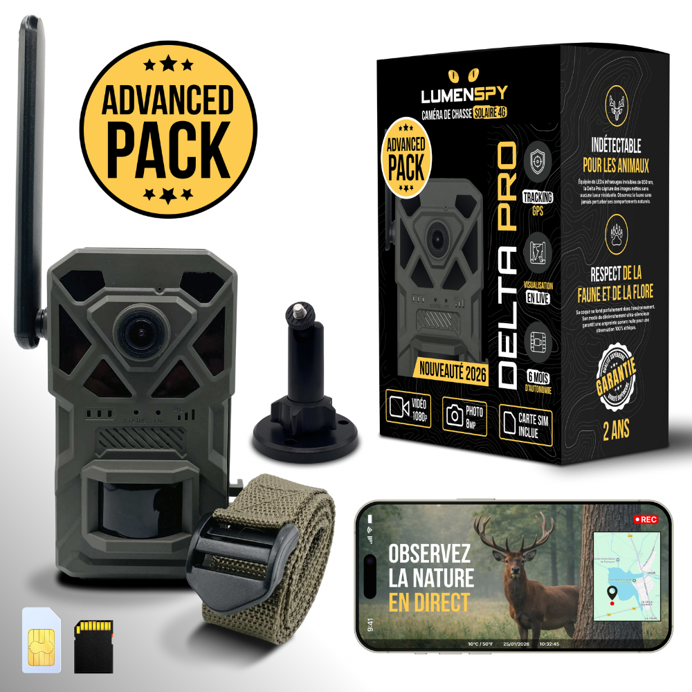 DELTA PRO - ADVANCED PACK - Camera de Chasse 4G